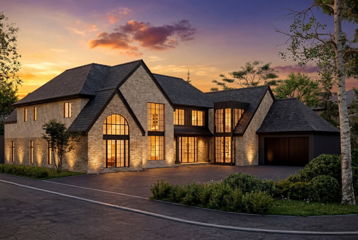 Woodside Way, Solihull — CGI of the approved residence